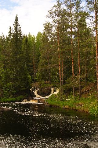 Водопад Ахвенкоски